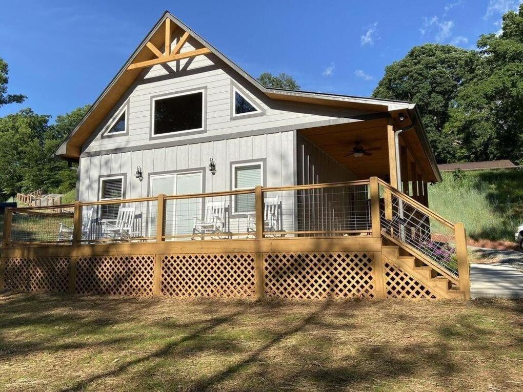 Twin Oaks Cabin ブライソン・シティ エクステリア 写真